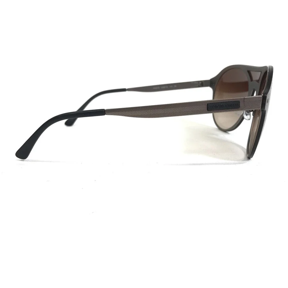 Giorgio Armani Sunglasses AR 6078 3006/13 Brown Round Frames with Brown Lenses